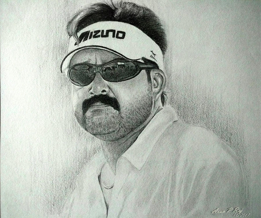 💥Mohanlal 💥#drawing #trending #art #viral #subscribe #shorts - YouTube