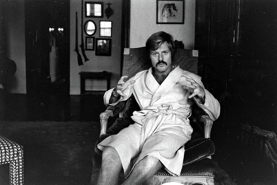 Actor Robert Redford In Bathrobe At Photograph by John Dominis Actor Robert Redford In Bathrobe At Photograph by John Dominis