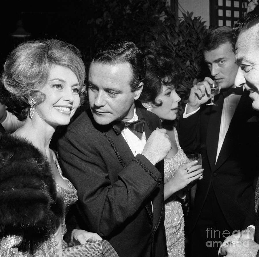 Actors At Party Celebrating Anniversary Photograph by Bettmann