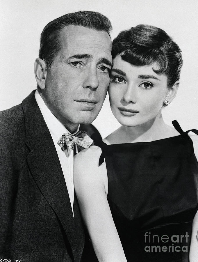 Actors Humphrey Bogart And Audrey Photograph by Bettmann