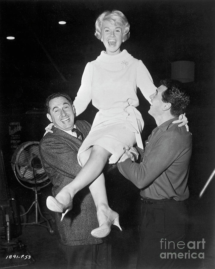 Actress Doris Day Being Carried Photograph by Bettmann