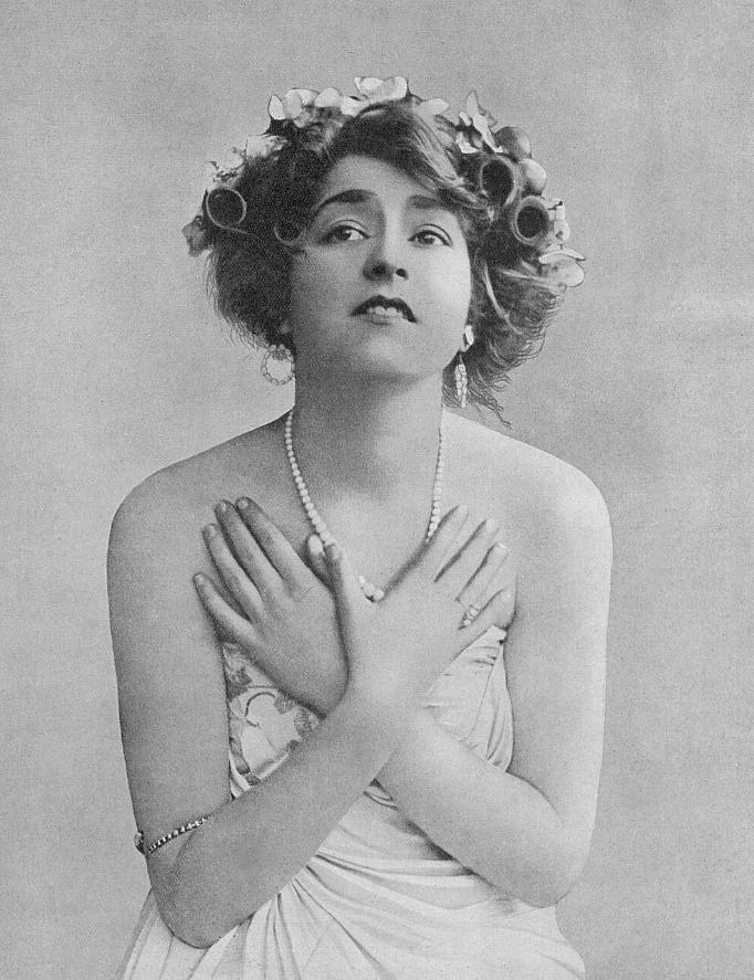 Actress Gabrielle Ray, 1913 Painting by Celestial Images