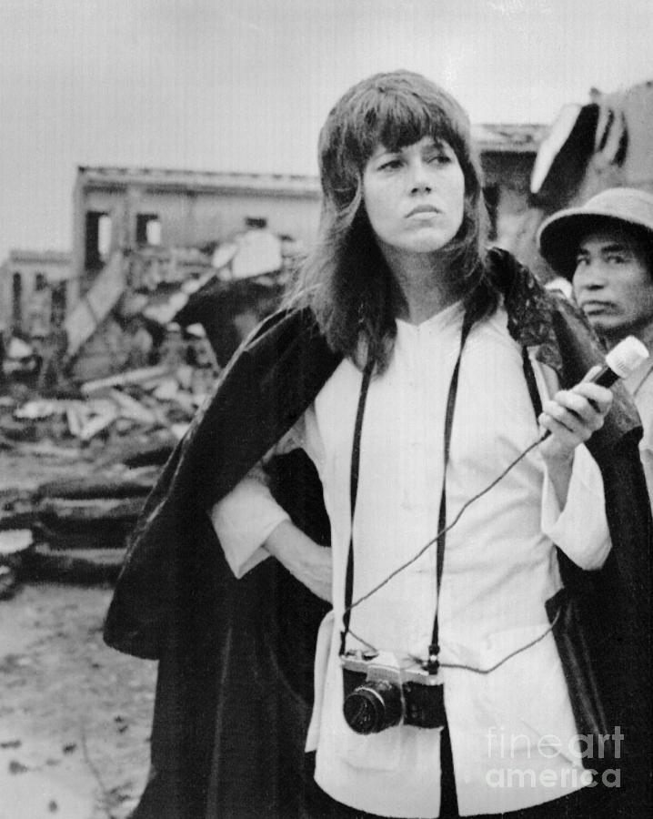 Actress Jane Fonda In Vietnam Photograph by Bettmann