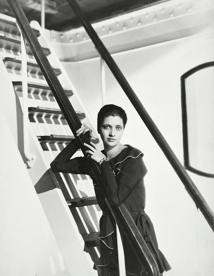 Clothing Photograph - Actress Kay Francis by Cecil Beaton