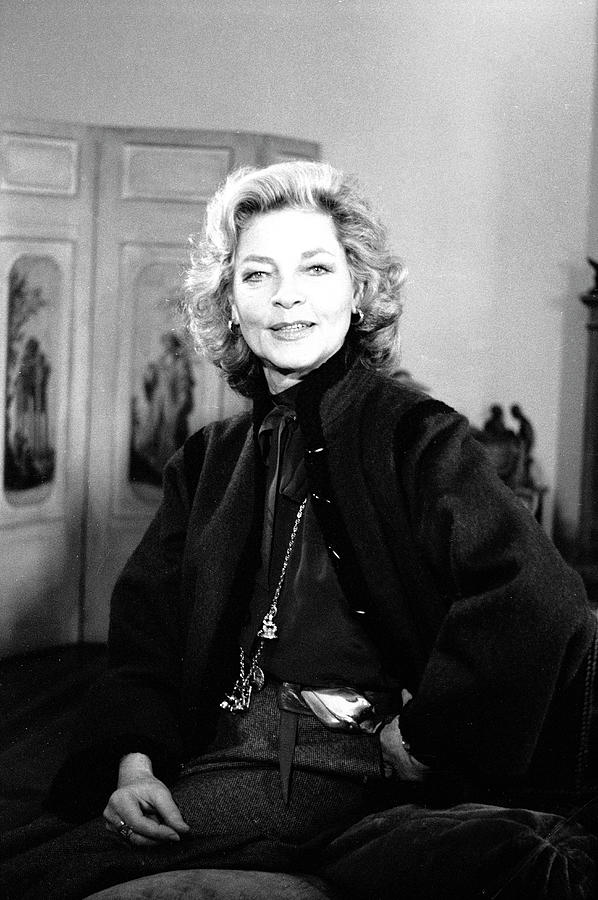 Actress Lauren Bacall Photograph by Alfred Eisenstaedt