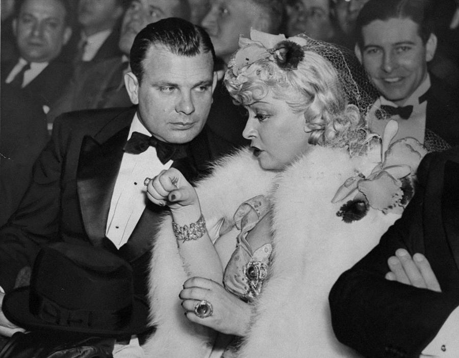 Actress Mae West And Boris Petroff With Photograph by New York Daily News Archive