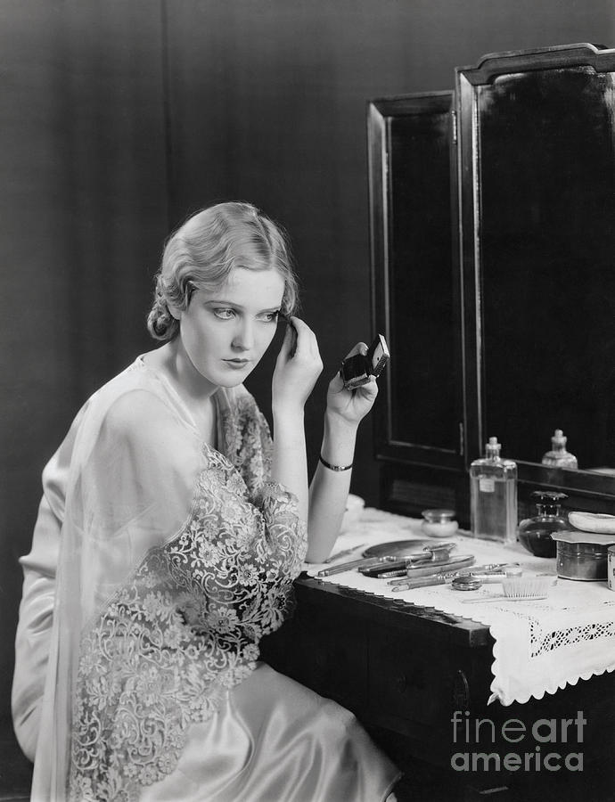 Actress Miriam Seegar At Vanity Table Photograph by Bettmann Actress Miriam Seegar At Vanity Table Photograph by Bettmann