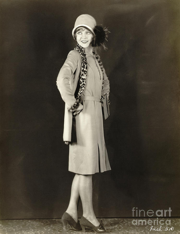 Actress Nancy Carroll Modeling A Dress Photograph by Bettmann