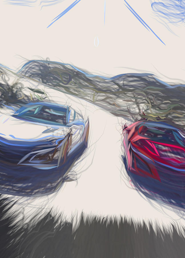 Acura Nsx 21457 Digital Art by CarsToon Concept