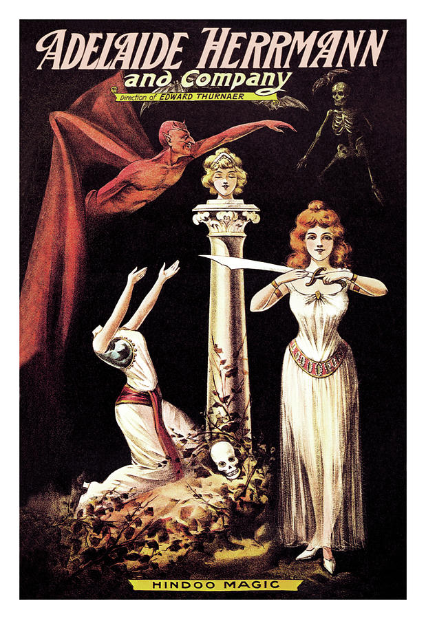 Adelaide Herrmann and Company: Hindoo Magic Painting by C. Alexander
