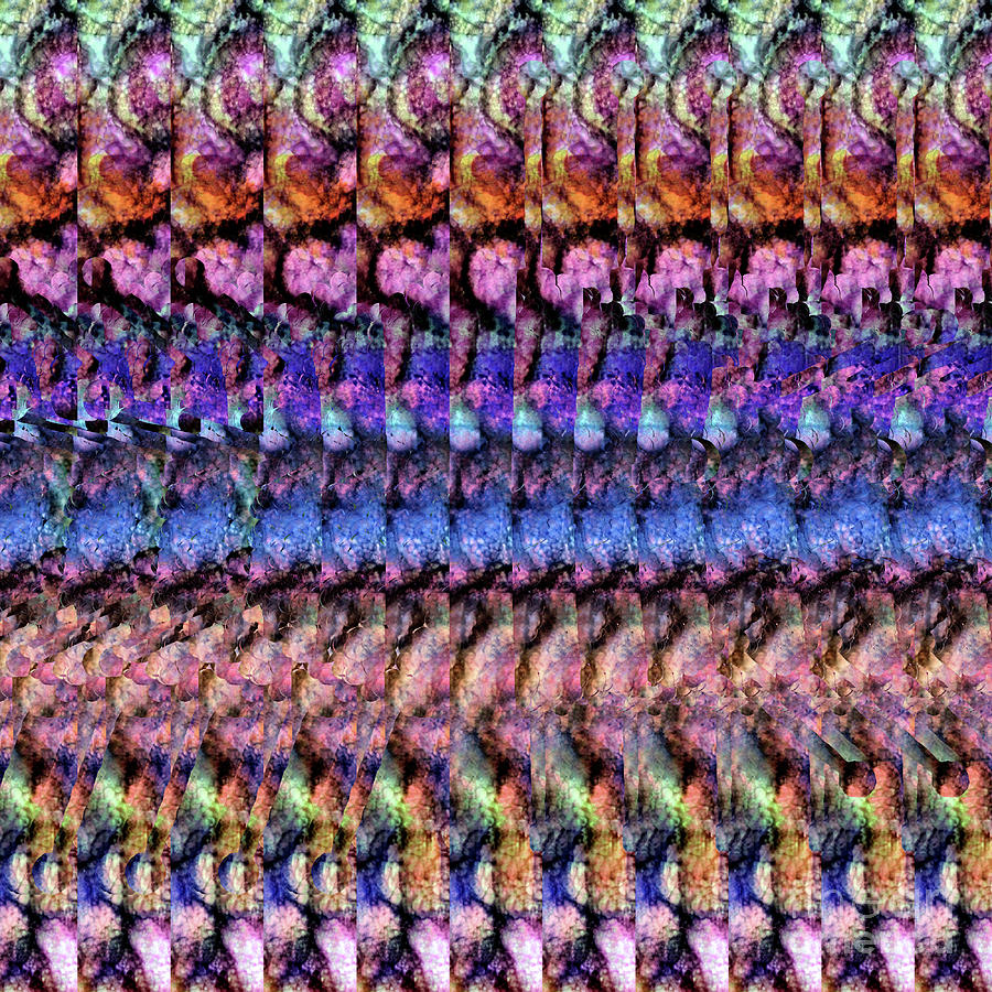 ADENOVIRUS Autostereogram Qualias Gut 3 Digital Art by Russell Kightley