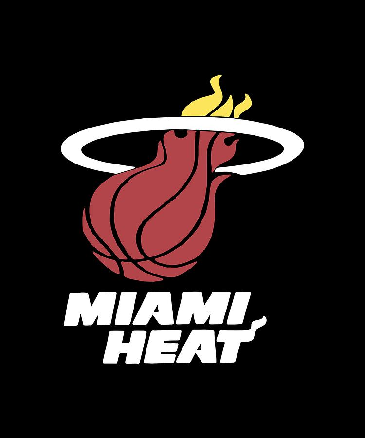 Adidas Nba Basketball Women's Miami Heat baseketball Digital Art by ...