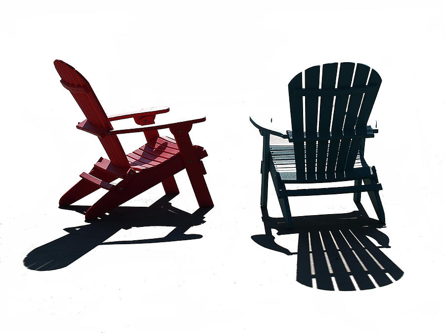 Furniture Photograph - Adirondack Chairs by Clive Branson