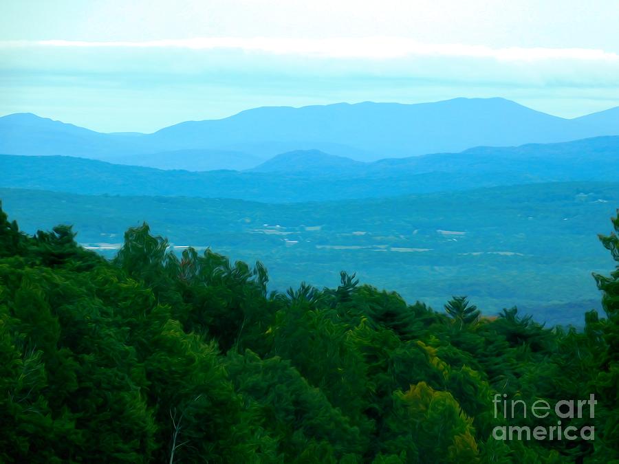 Adirondack Mountains in NYS Soft Abstract Effect Photograph by Rose Santuci-Sofranko