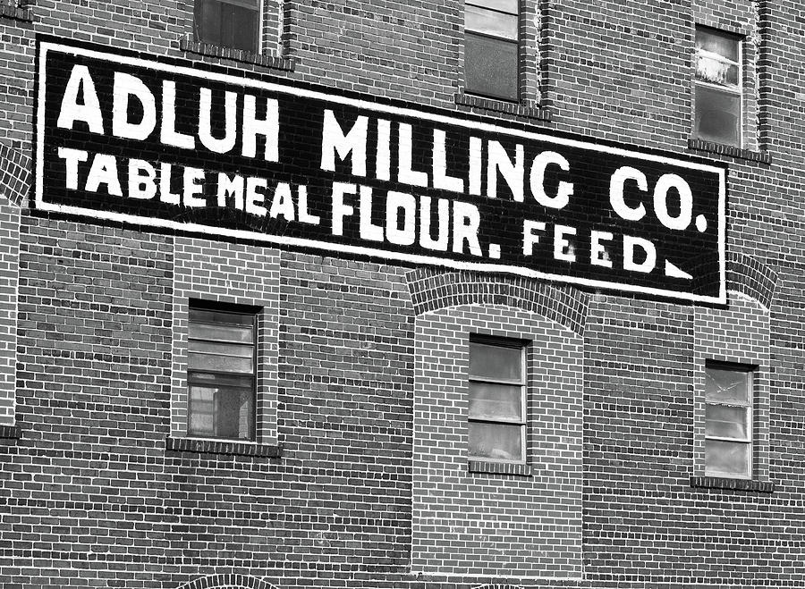 Adluh Milling Brick 10 B W 1 Photograph by Joseph C Hinson