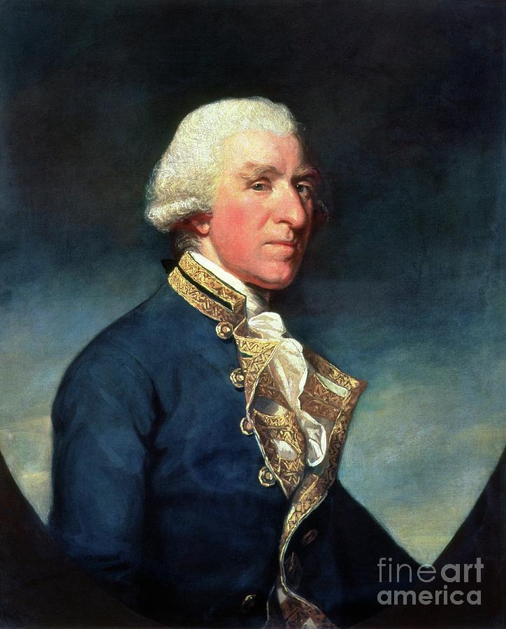 Admiral Samuel Hood, 1st Viscount Hood By James Northcote Painting by James Northcote