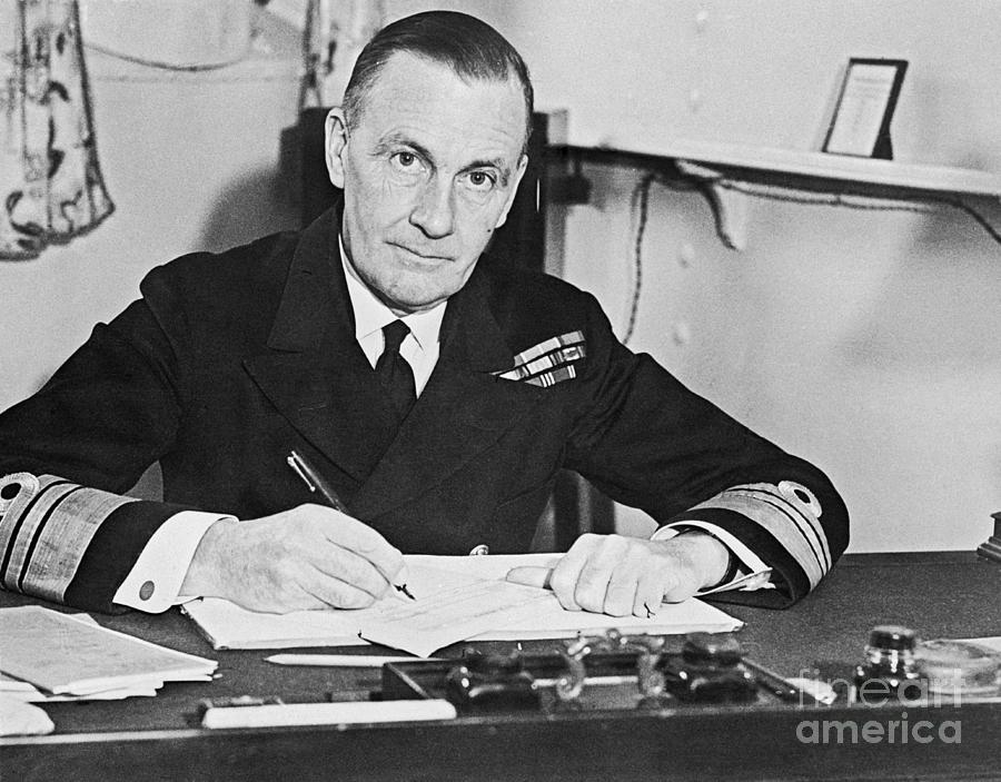 Admiral Sir James Somerville Photograph by Bettmann