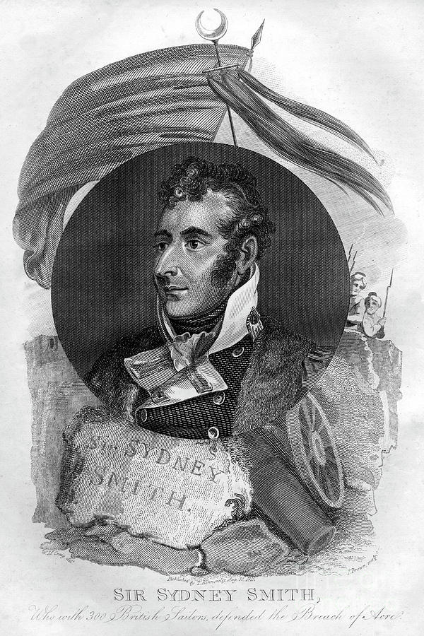 Admiral Sir William Sydney Smith Drawing by Print Collector