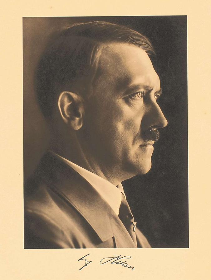 Adolph Hitler Signed Photo Photograph by Redemption Road