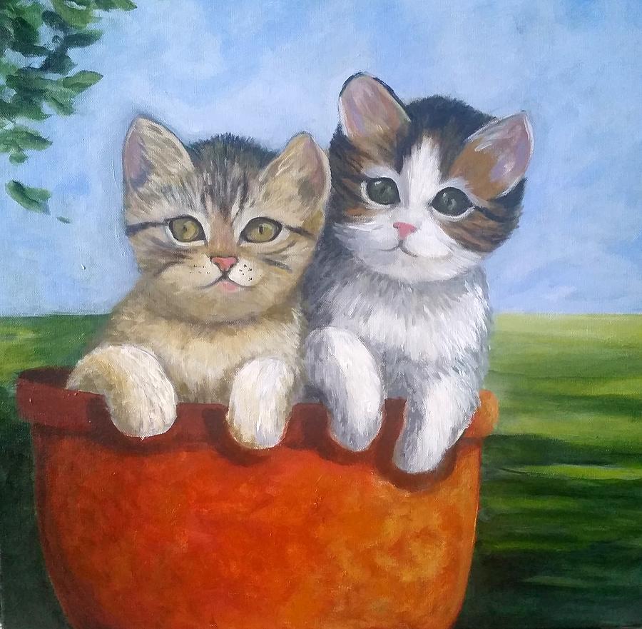 Adorable Painting by Rosie Sherman