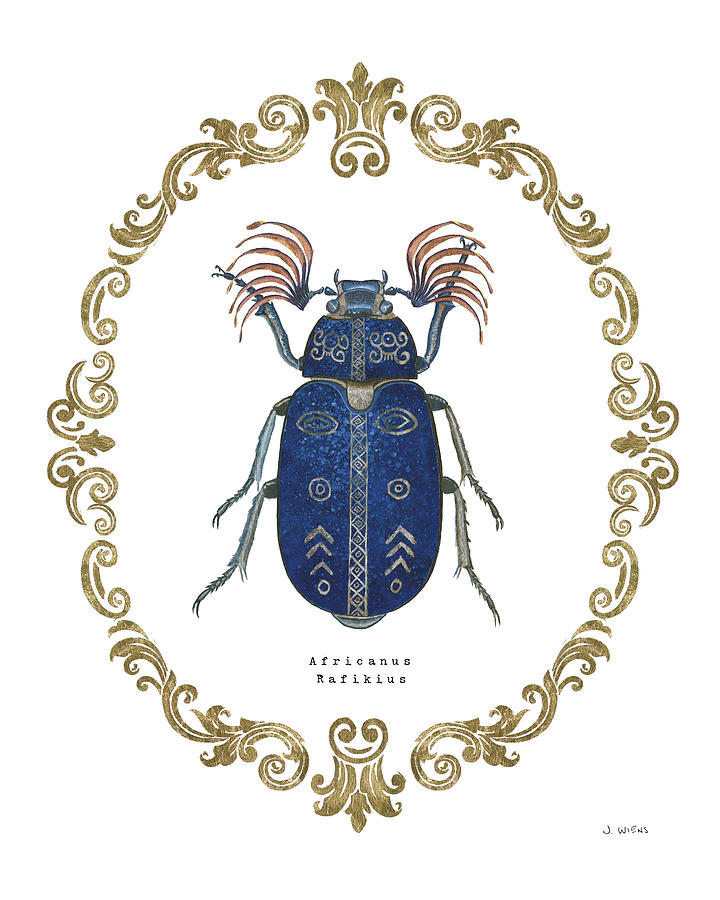 Animal Painting - Adorning Coleoptera IIi by James Wiens