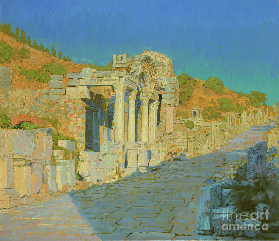 Adrians Temple. Ephesus Painting