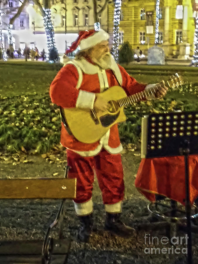 Advent In Zagreb And Santa Claus Photograph by Jasna Dragun