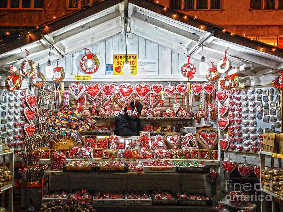 Advent In Zagreb - Licitar Heart Photograph by Jasna Dragun