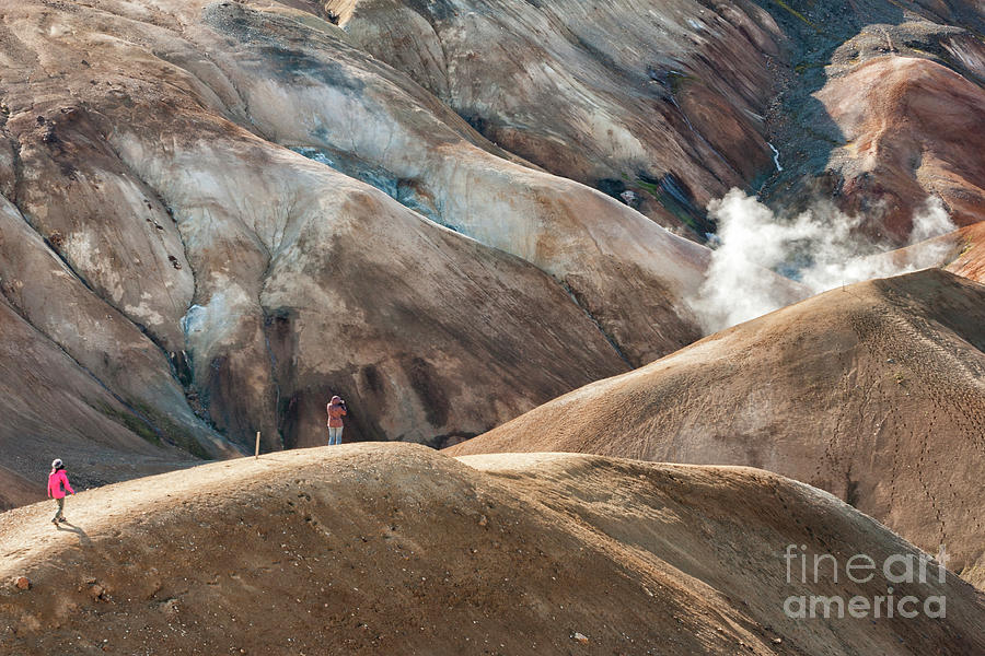 Adventurous Hike Through Volcanic Photograph by Wanderluster