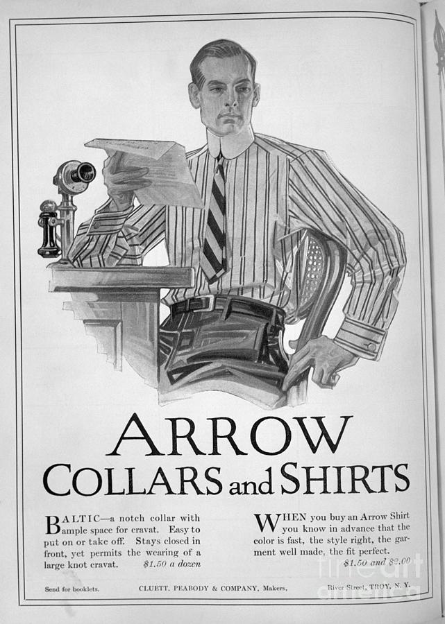 Advertisement For Arrow Shirts Photograph by Bettmann