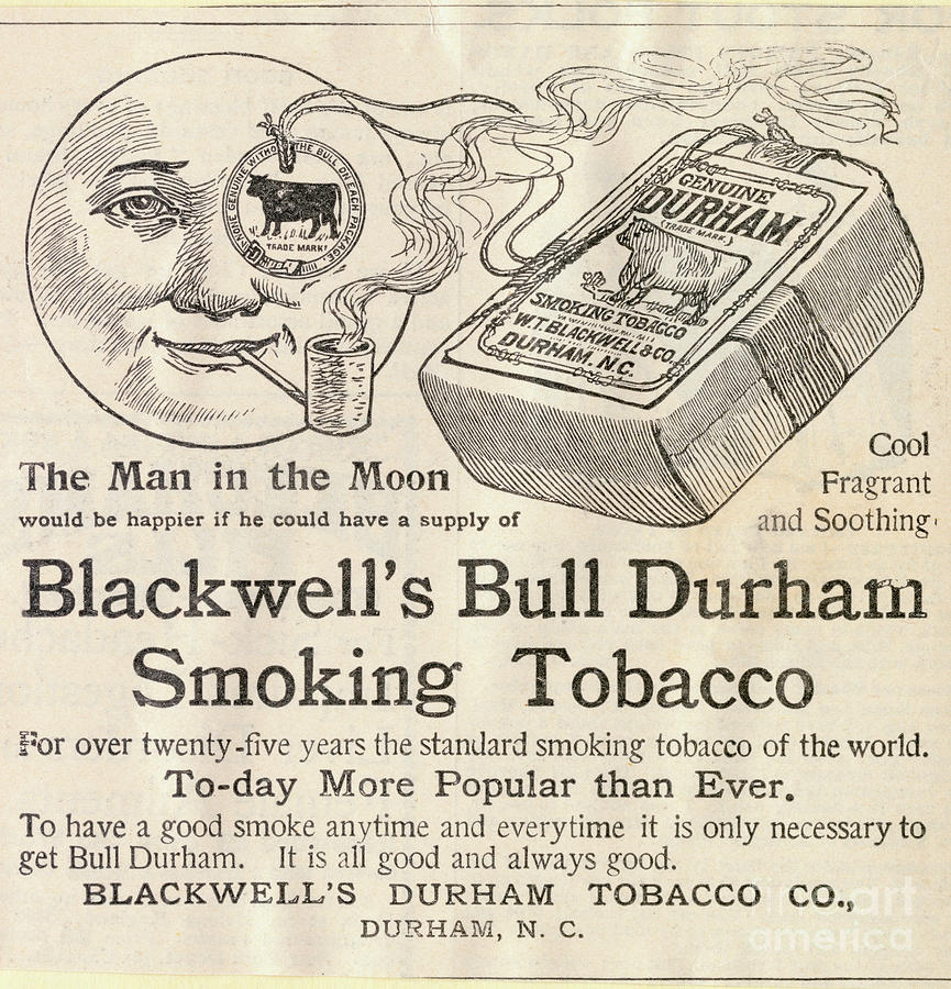 Advertisement For Blackwells Bull Photograph by Bettmann