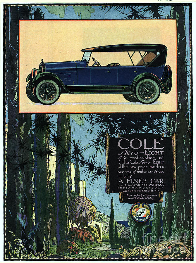Advertisement For Cole Aero-eight Photograph by Bettmann