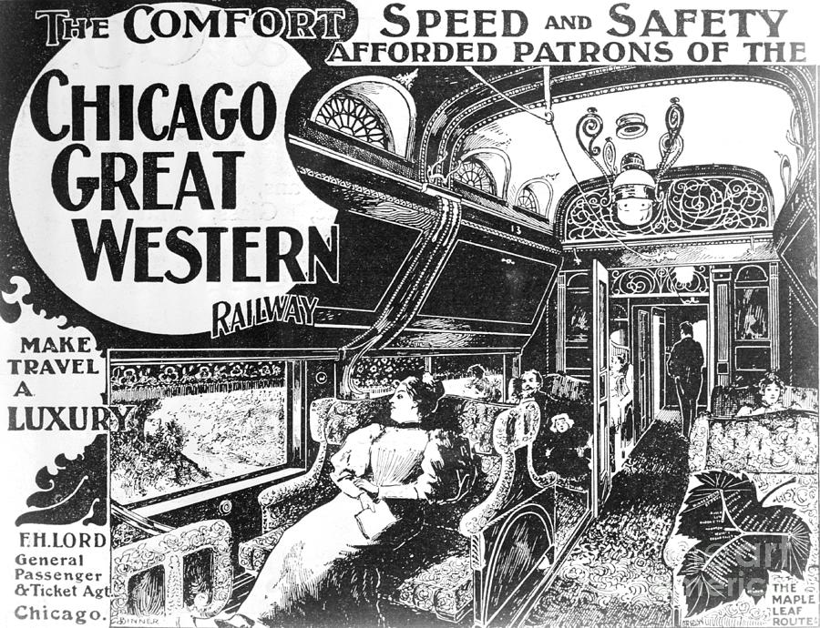 Advertisement For Great Western Railway Photograph by Bettmann