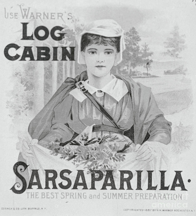 Advertisement For Log Cabin Sarsaparilla Photograph by Bettmann