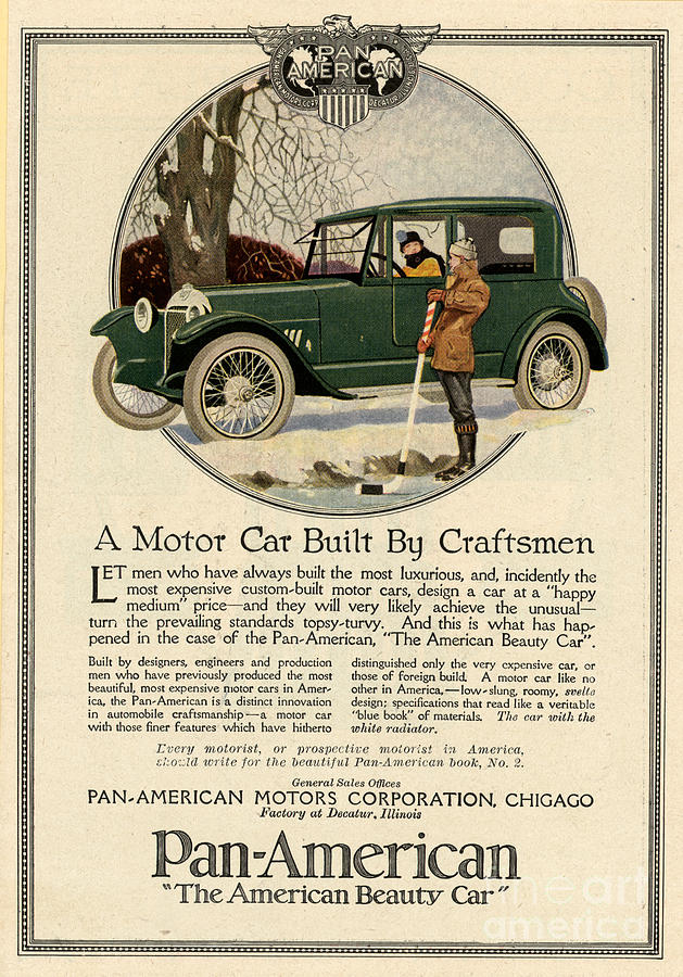 Advertisement For Pan-american Coupe Photograph by Bettmann