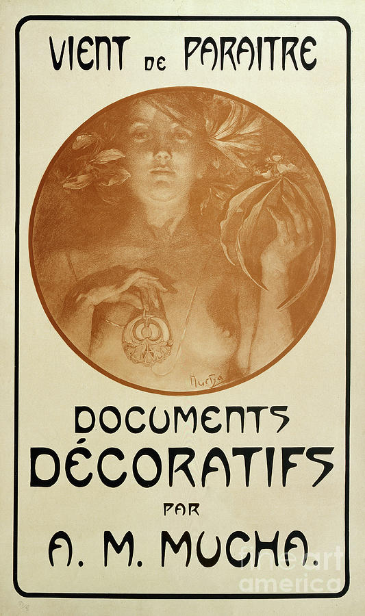 Advertisement For The Monograph Drawing by Heritage Images