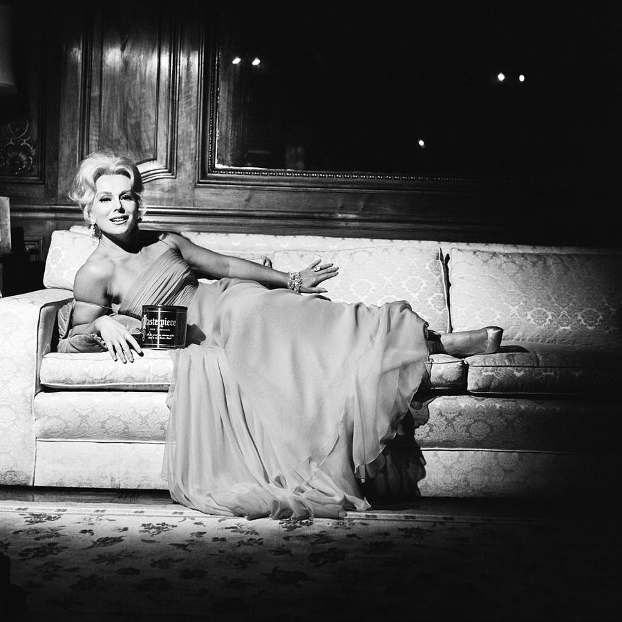 Advertisement With Eva Gabor Photograph by Jack Robinson