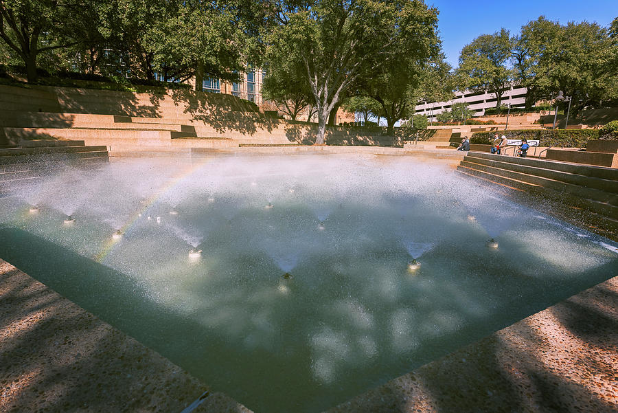 Aerating Pool Fort Worth Texas Water Gardens Photograph