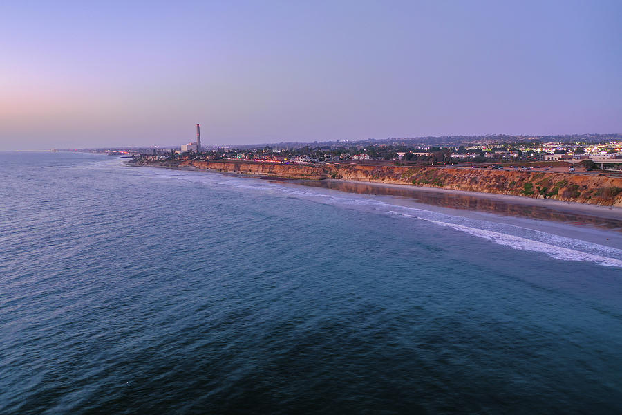 Aerial Carlsbad power plant Photograph by Joe Scott