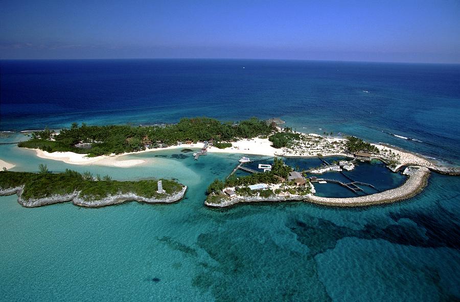 Aerial Of Paradise Island, Bahamas Digital Art by Roberto Rinaldi
