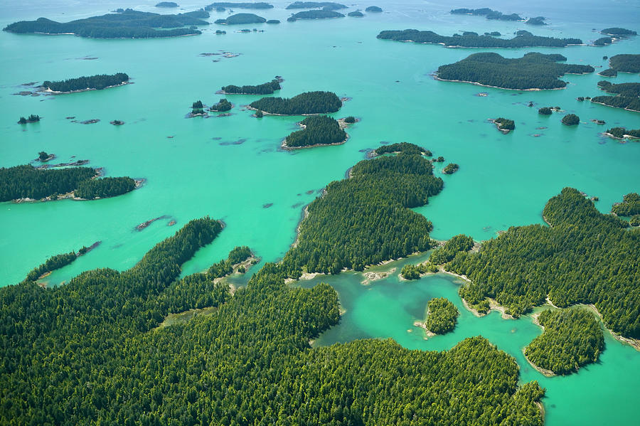 Aerial Of The Broken Group Islands Bc Photograph by Lucidio Studio, Inc.