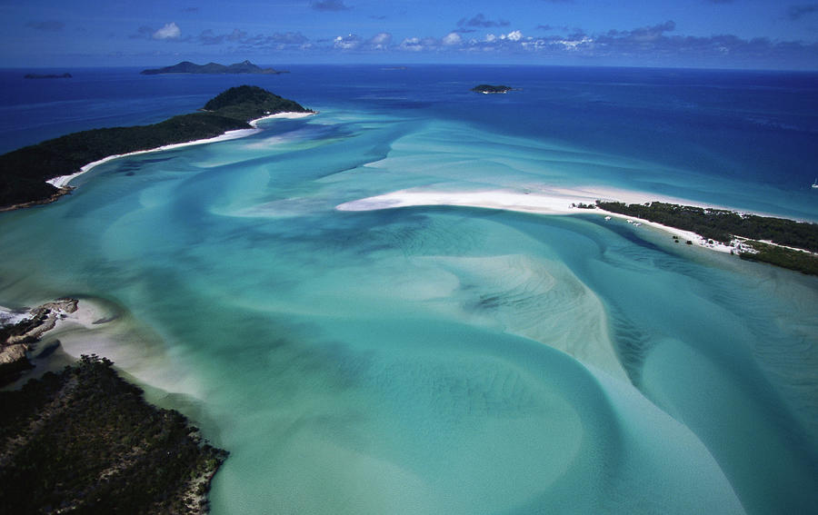Aerial Of Whitsunday Inlet Photograph by Holger Leue