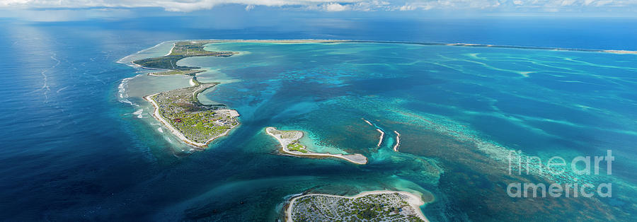 Aerial Shot Of The Entrance To Kanton Atoll Photograph by Richard Brooks/science Photo Library