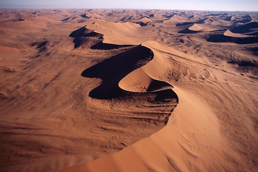 Aerial View, Namib Desert Photograph by Nhpa