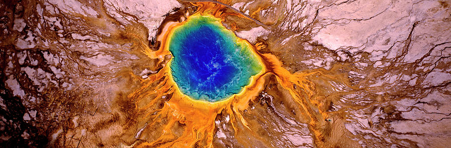 Aerial View Of A Hot Spring, Grand Photograph by Panoramic Images