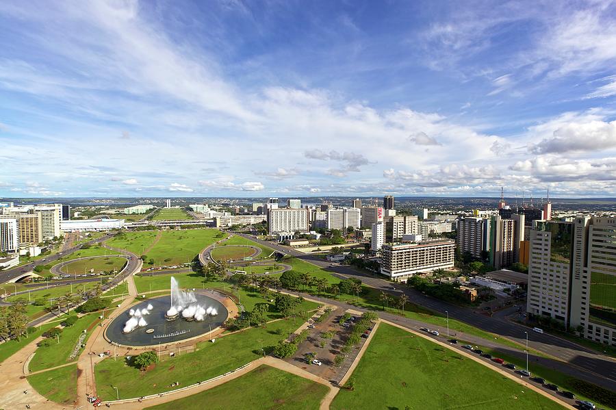 Aerial View Of Brasilia Photograph by Francisco Aragão - Fine Art America