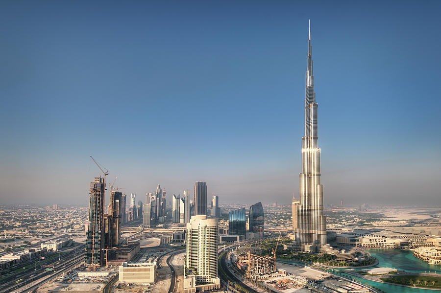 Aerial View Of Burj Khalifa Photograph by Momentaryawe.com