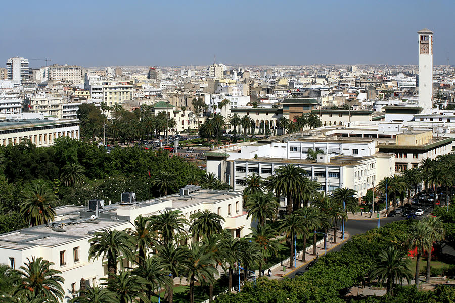 Aerial View Of Casablanca - Morocco Photograph by Hisham Ibrahim