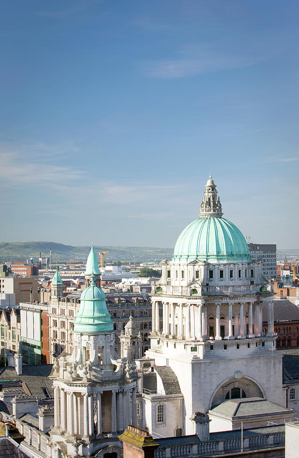 Aerial View Of City Hall, Belfast Photograph by Richardwatson Aerial View Of City Hall, Belfast Photograph by Richardwatson