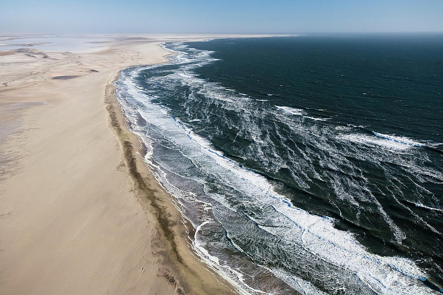 Aerial View Of Desert Coastline Photograph by Cultura Exclusive/led